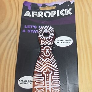 🆕️9" Afropick Detangle Lift Fan Comb